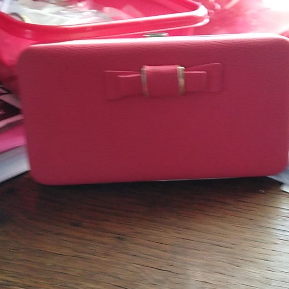 Pink Leather Wallet